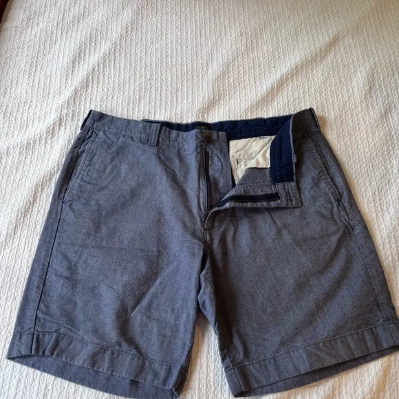 J.CREW Men's Blue Gramercy‎ Shorts 36 Pockets 8” Inseam Exc Cond - Picture 5 of 9